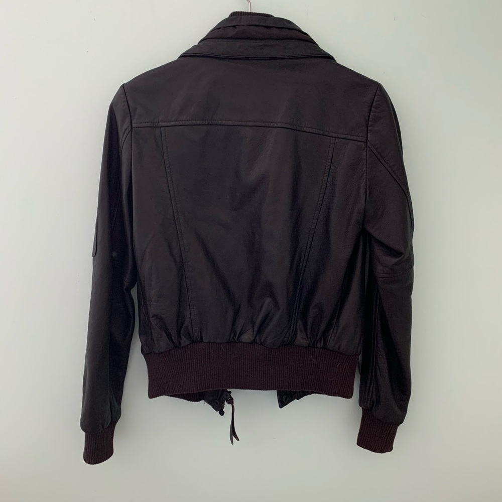 Leather Motorcycle jacket - Picture 2 of 2